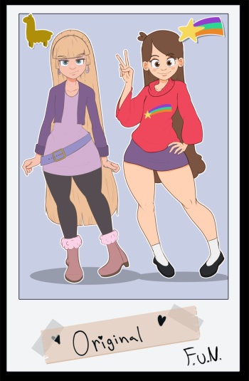 Mabel & Pacifica's Summer Scrapbook (HoneyShot) [Gravity Falls] cover