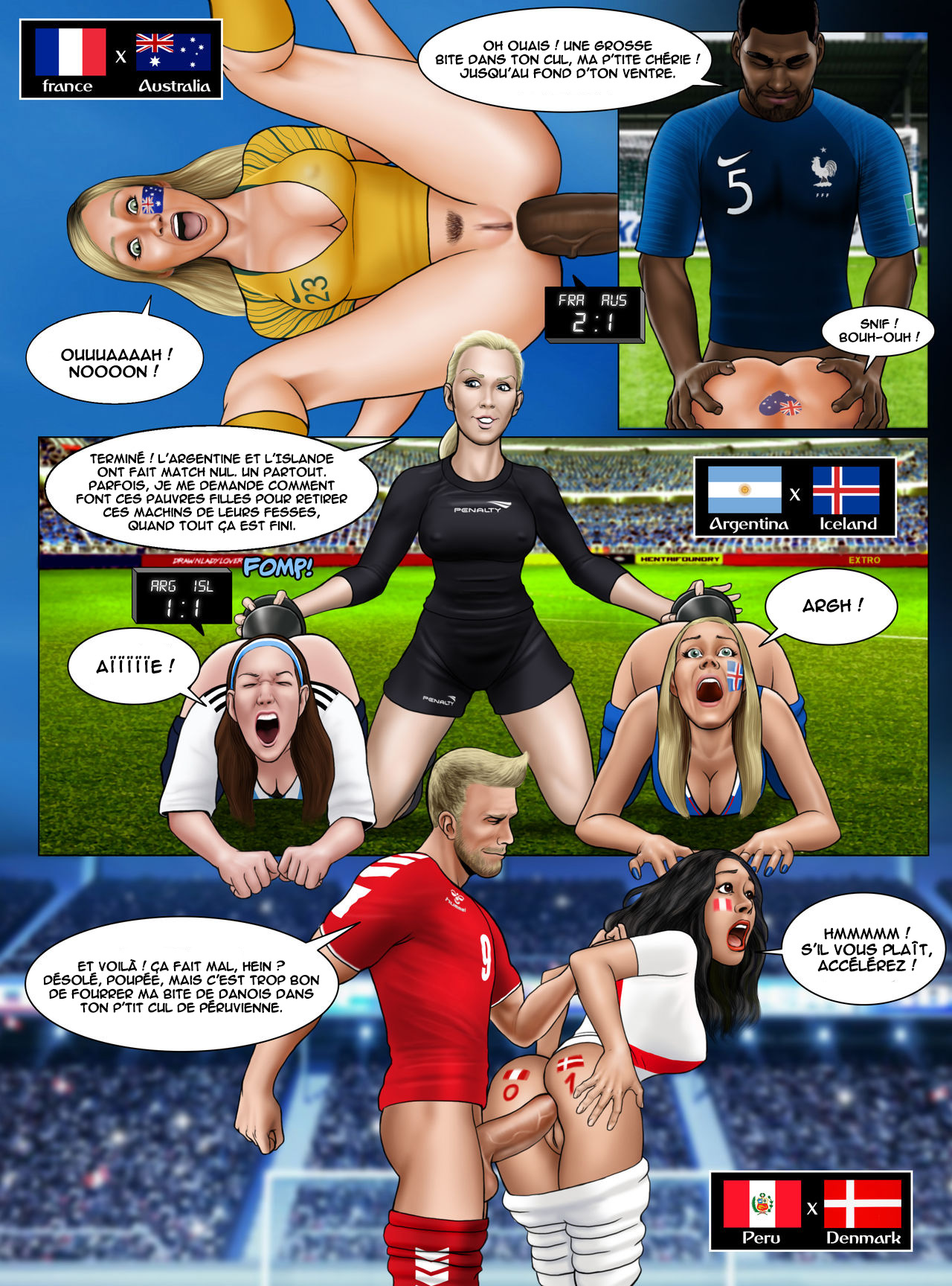 FIFA World Cup Russia 2018 - Soccer Hentai - Women's World Cup France 2019 page 4 full