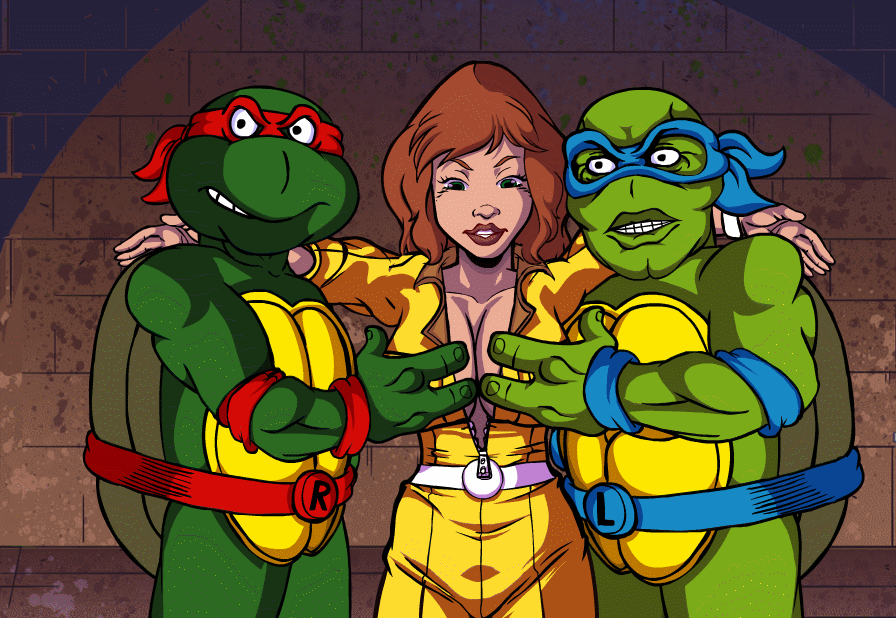 TMNT Ninja Turtles Animated Hentai Flash page 9 full