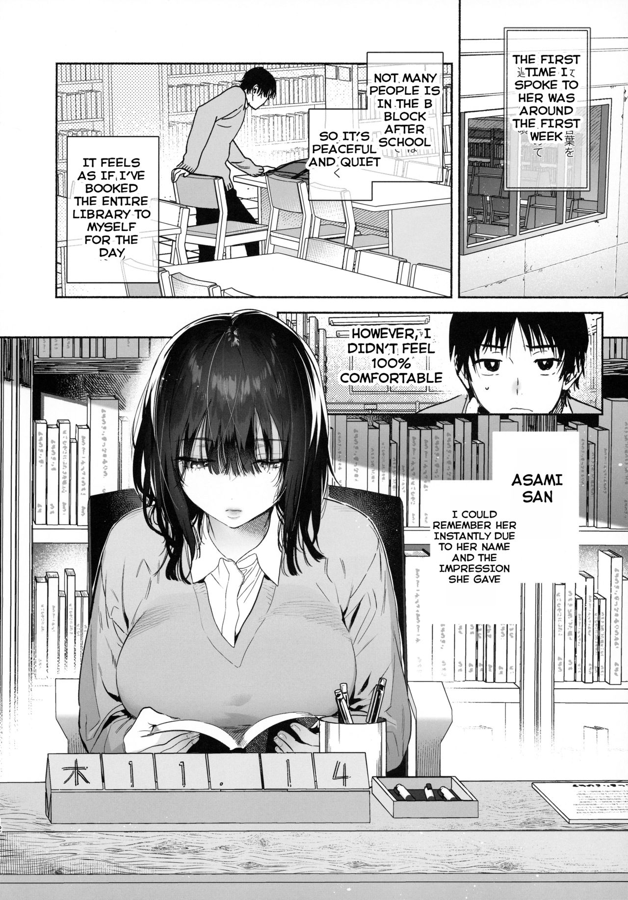 Mukuchi na Tosho Iin to Sex Zuke. page 11 full