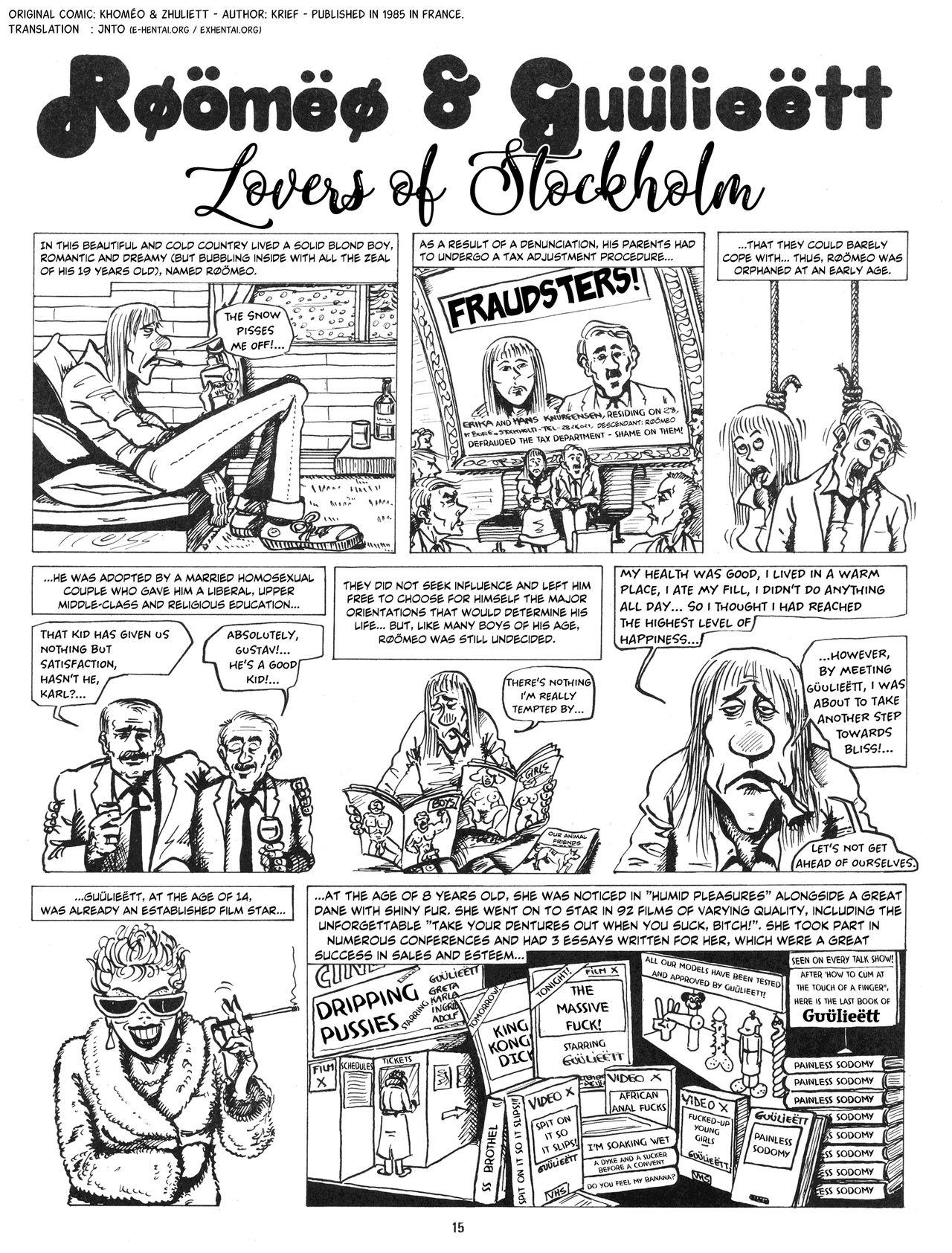 Røömeo & Guülieëtt, Lovers of Stockholm page 1 full