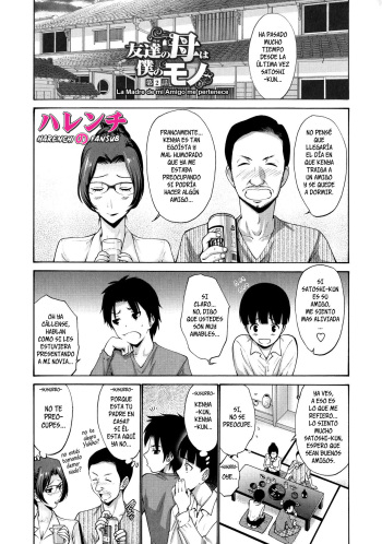 [Nishikawa Kou] Tomodachi no Haha wa Boku no Mono| La madre de mi amigo me pertenece Ch.2 [Spanish] [Decensored] cover