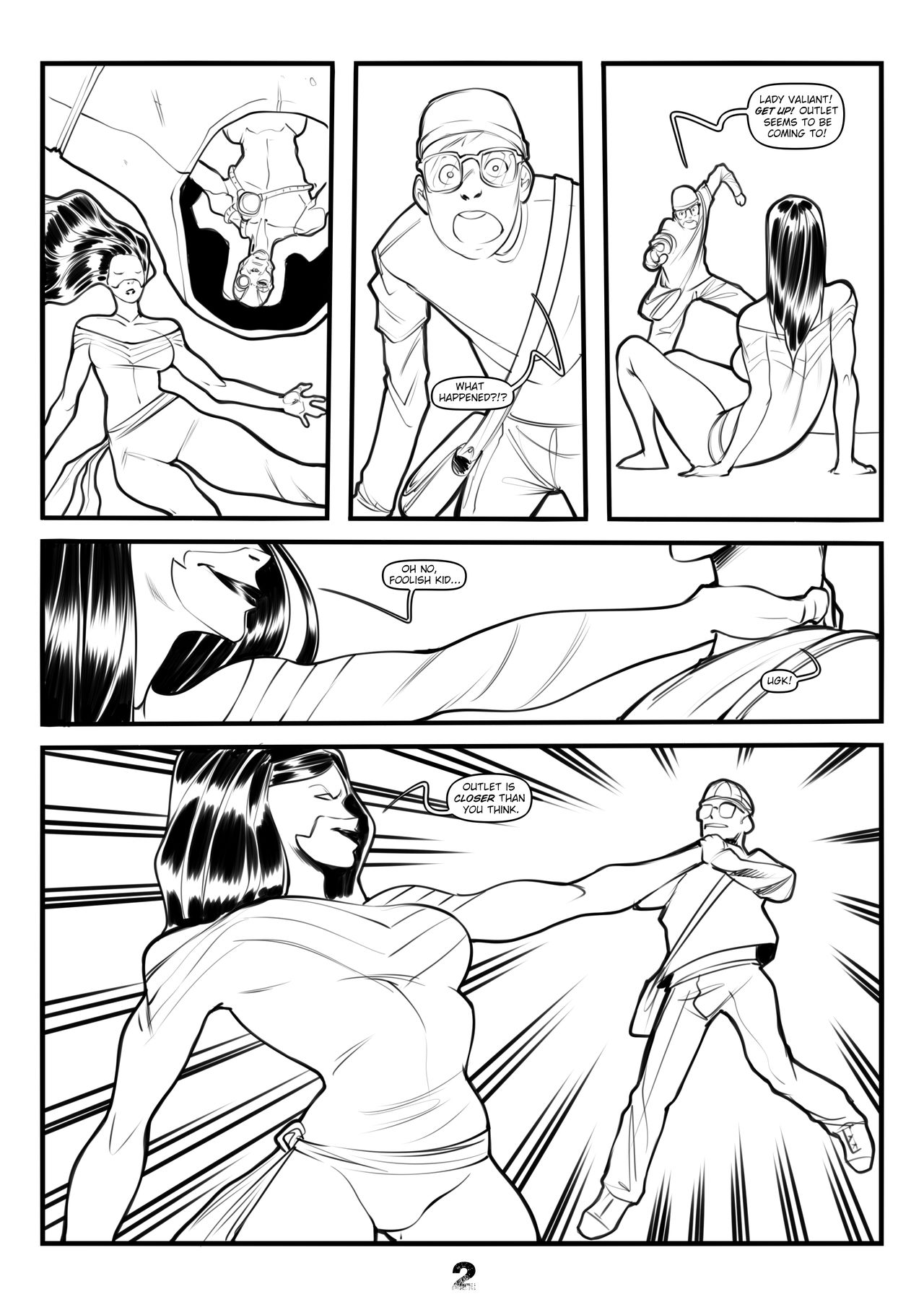 Outlet Wins/ Evil Lady Valiant page 3 full