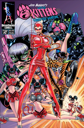 (BroadSwordComics) 3Little Kittens꧇ Purrr-Fect Weapons (002) (2010) (English) cover