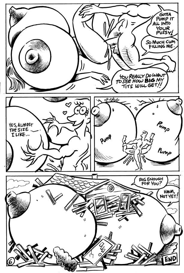 “Big Tit Contest” - 6 pg  & “Breast of Dreams” 2 pg page 6 full