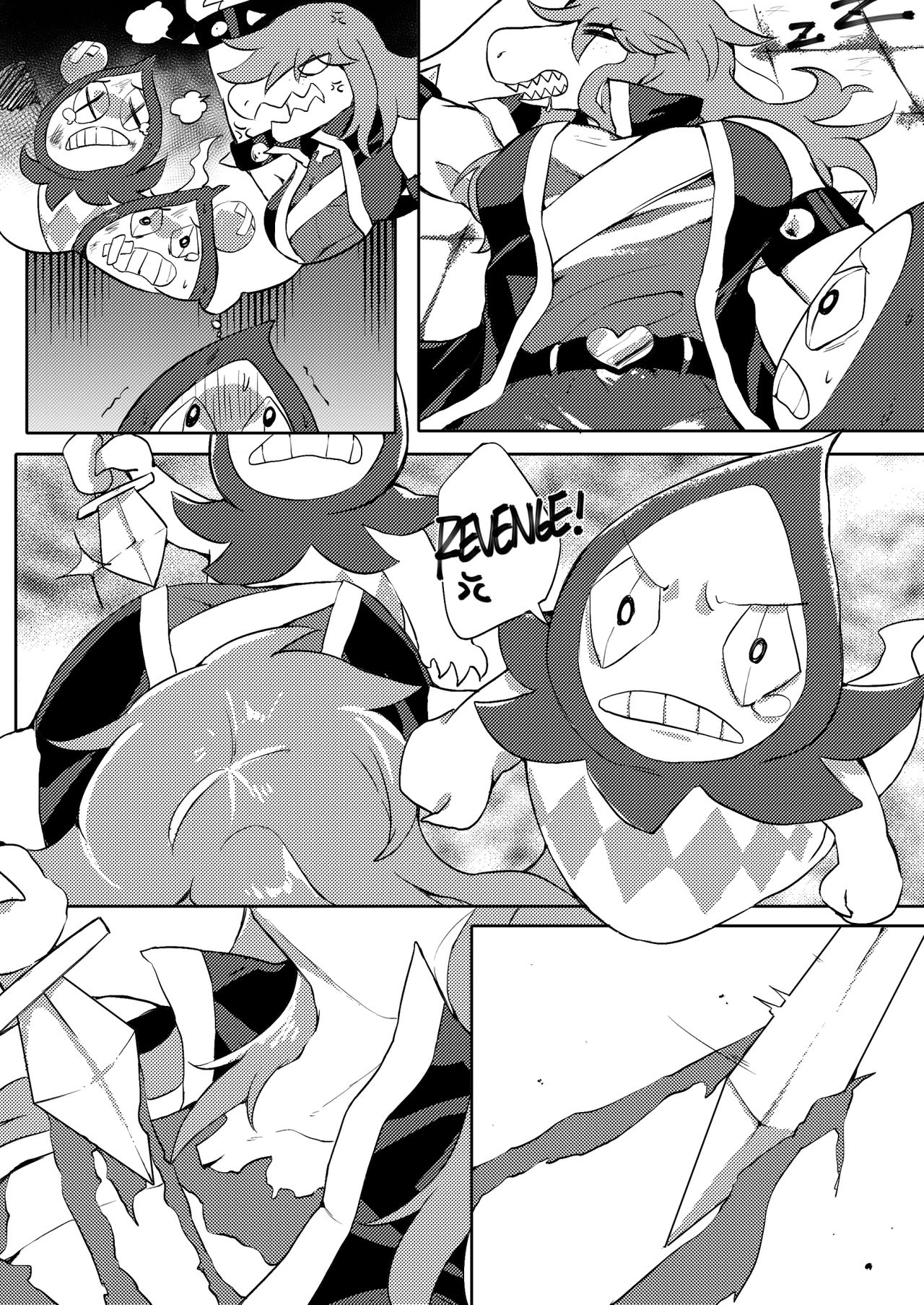 “The Level Max Bed Inspector  and The Rude Monster“ Serial Comic 1 page 10 full