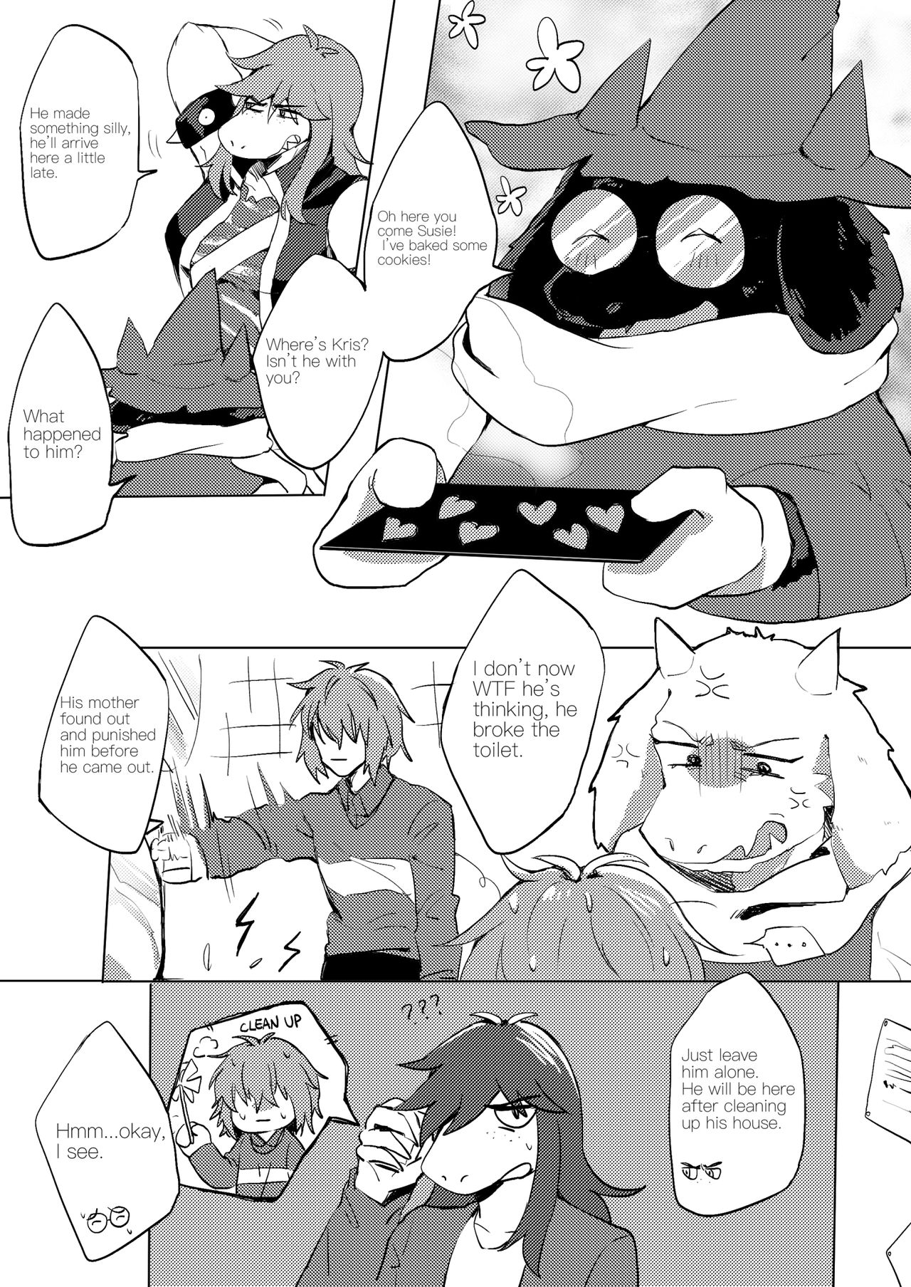“The Level Max Bed Inspector  and The Rude Monster“ Serial Comic 1 page 6 full
