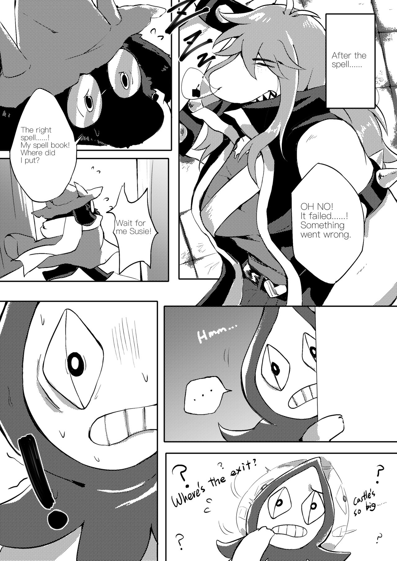 “The Level Max Bed Inspector  and The Rude Monster“ Serial Comic 1 page 9 full