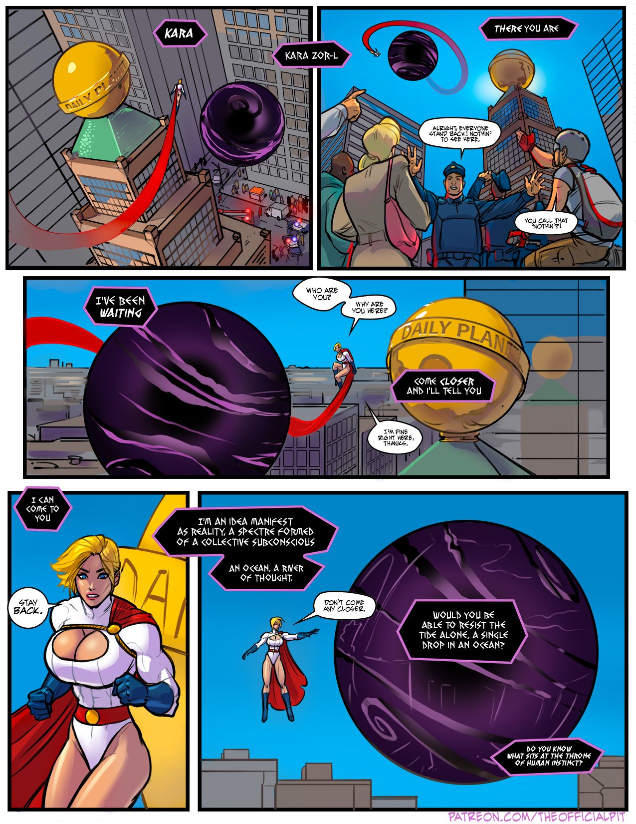 Power Girl vs Darkseid page 11 full