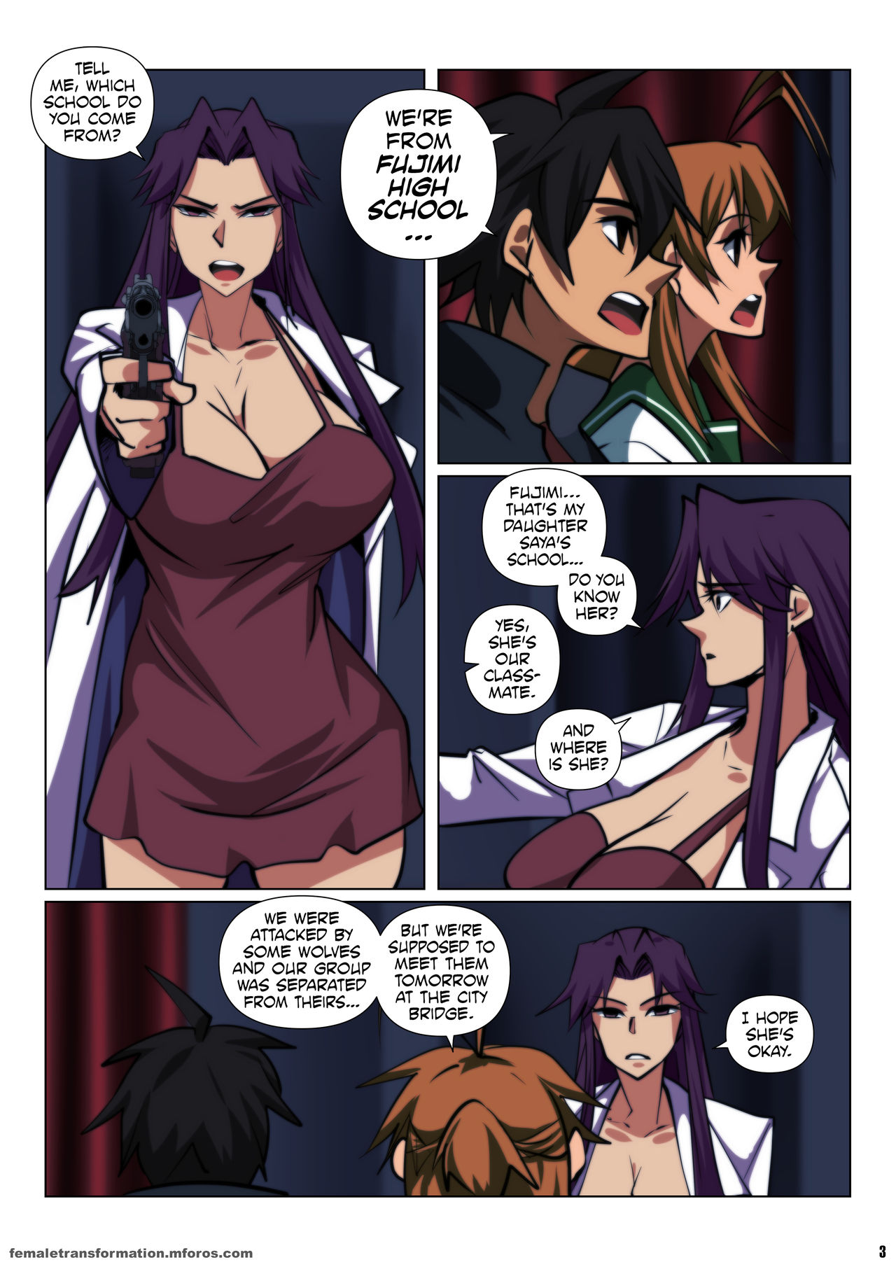 H.O.T.W. High School of the Werewolf page 4 full
