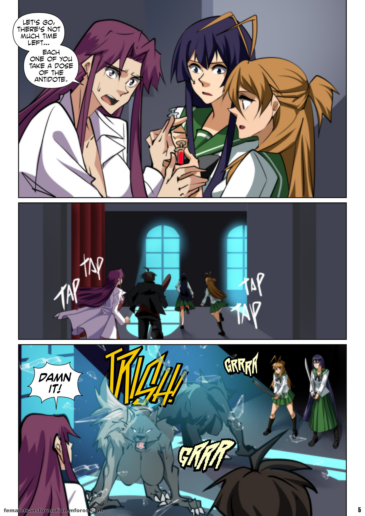 H.O.T.W. High School of the Werewolf page 6 full