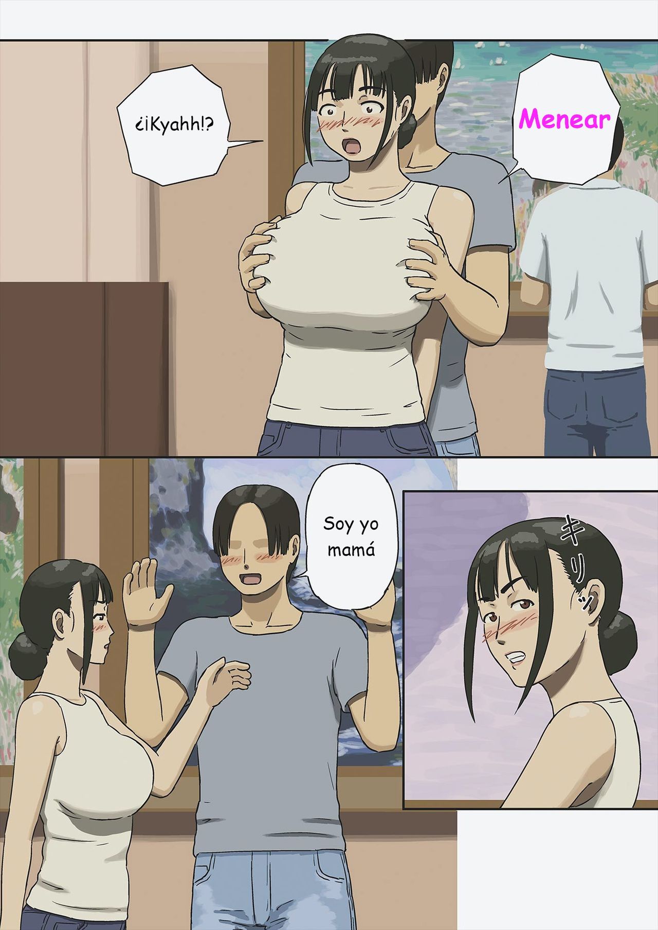 Share 2 Kaa-san tte Muriyari Saretari Suru no Suki na no? | Share 2: ¿A mamá le gusta que la cojan contra su voluntad? page 6 full