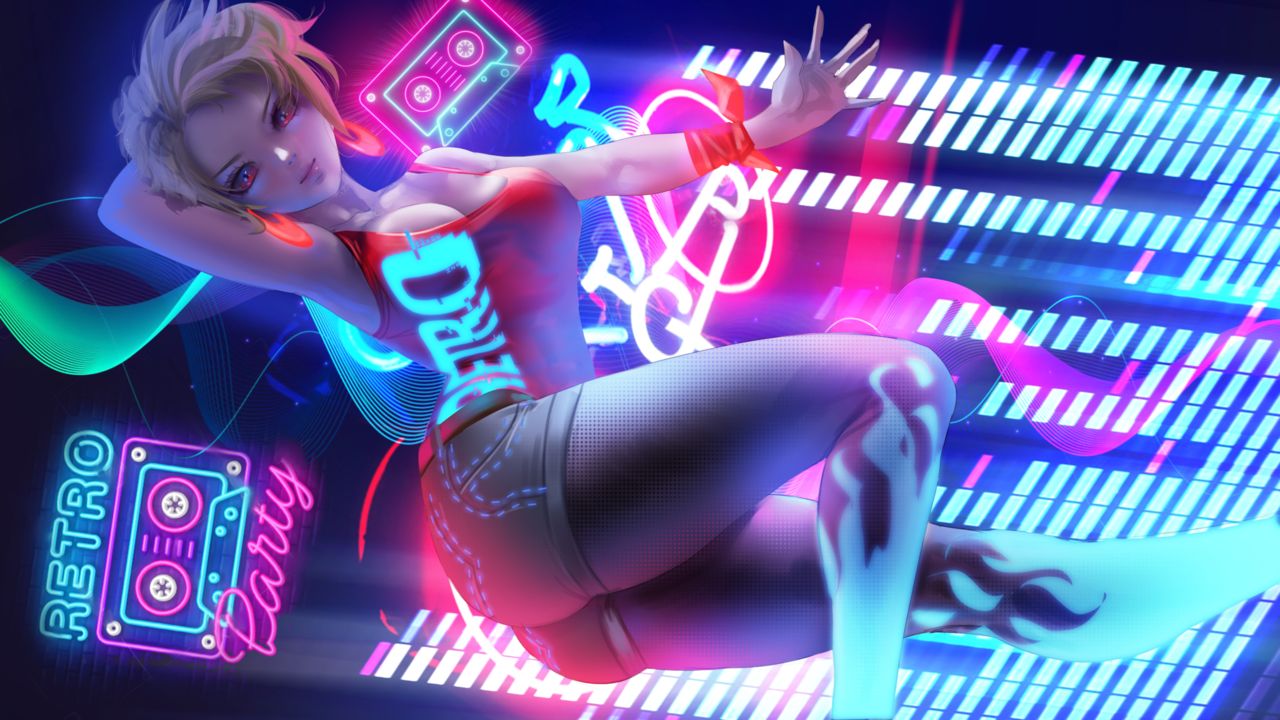 Neon Girls page 7 full