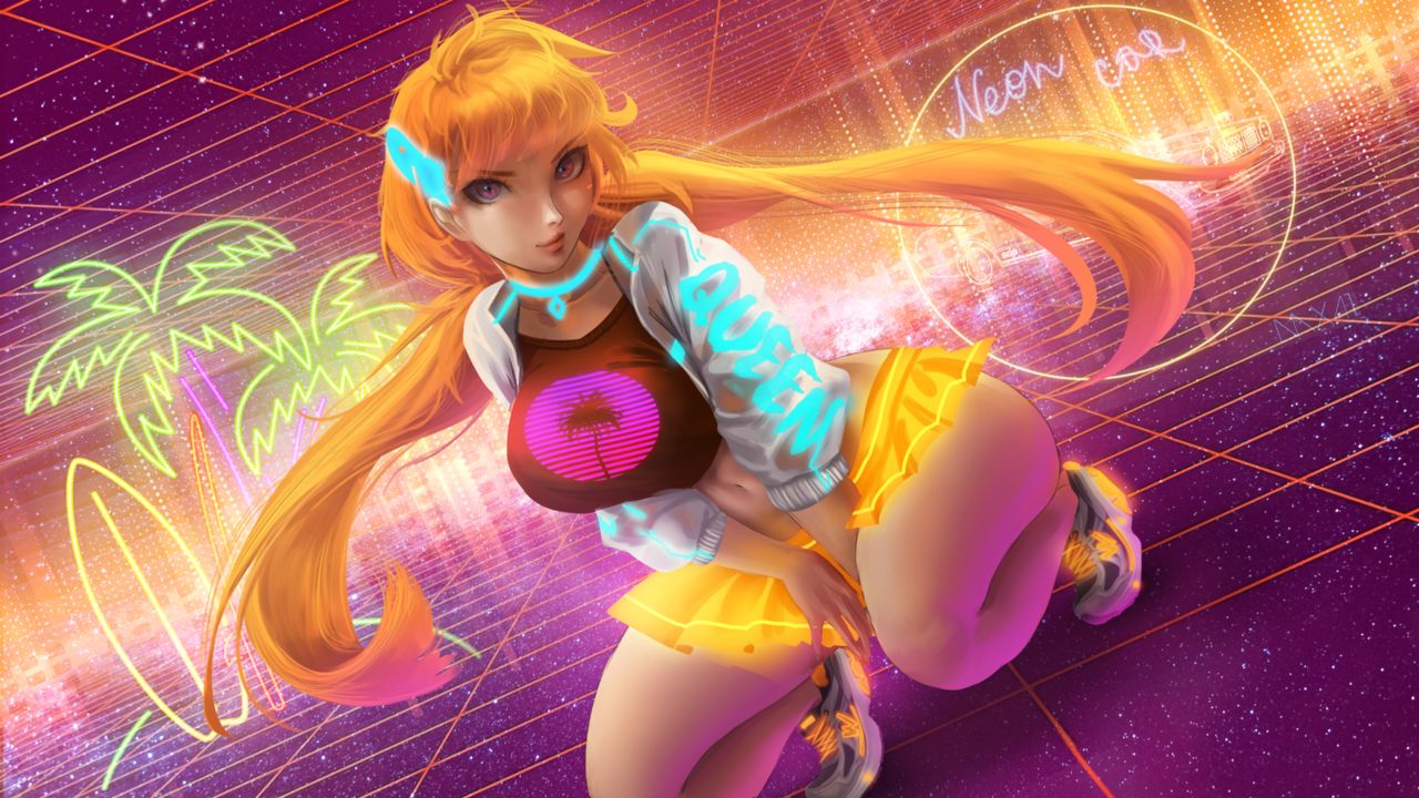 Neon Girls page 8 full