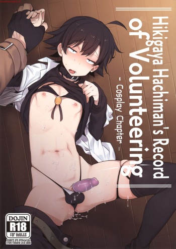 (C90) [Hamehame Service Area (Cr-R)] Hikigaya Hachiman no Houshi Katsudou Kiroku -Costume Play Hen- (Yahari Ore no Seishun Love Come wa Machigatteiru.) [Spanish] [bananare22] cover