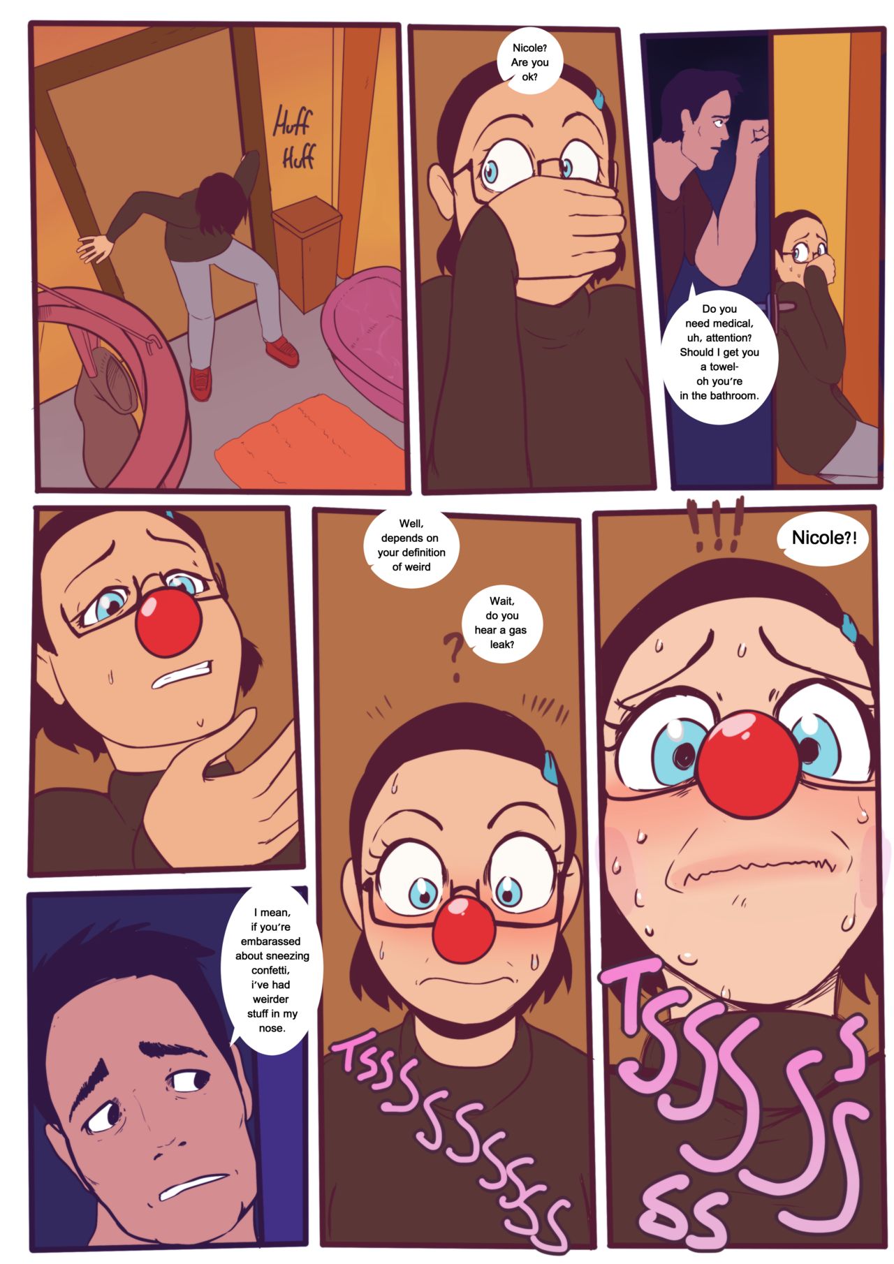 A perfectly normal comic where nothing weird happens page 8 full