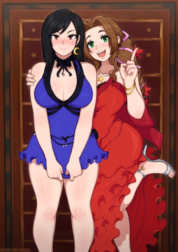 [Afrobull] April poll winner: tifa (Final Fantasy VII) cover