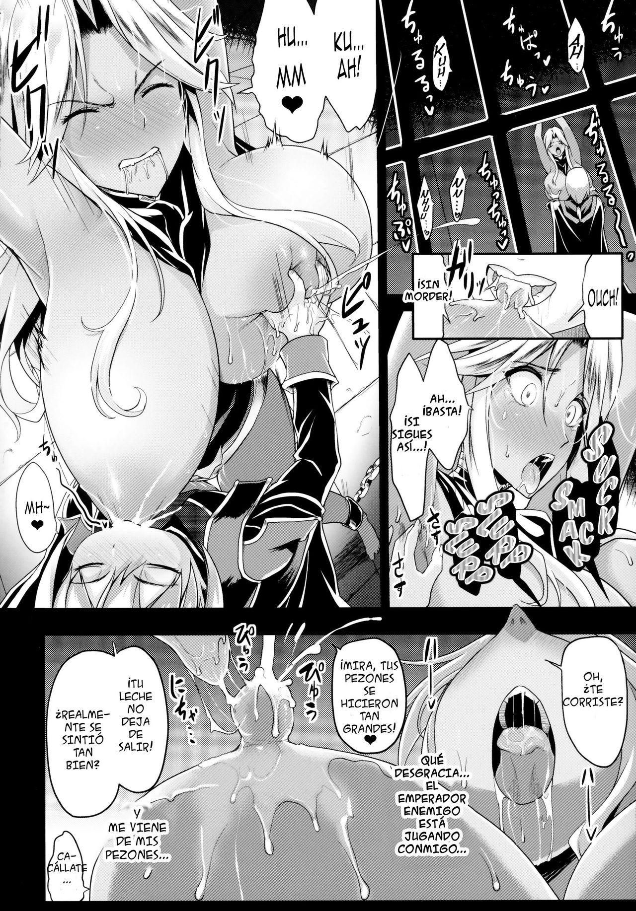Shota Koutei Kyoudai ni Torawareta Bakunyuu Onna Kishi page 11 full