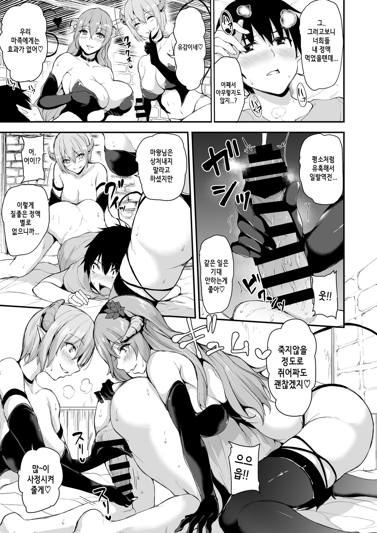 Isekai Harem Monogatari 5 ~Taiketsu!! Inran Succubus Shimai!~ | 이세계 하렘이야기5 ~대결!!음란서큐버스자매!~ page 12 full