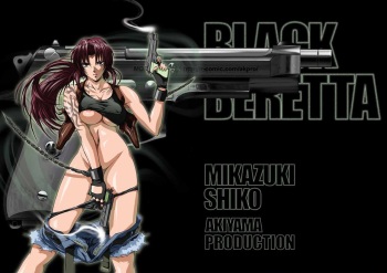 [Akiyama Production (Mikazuki Shikou)] BLACK BERETTA (Black Lagoon) [English] cover
