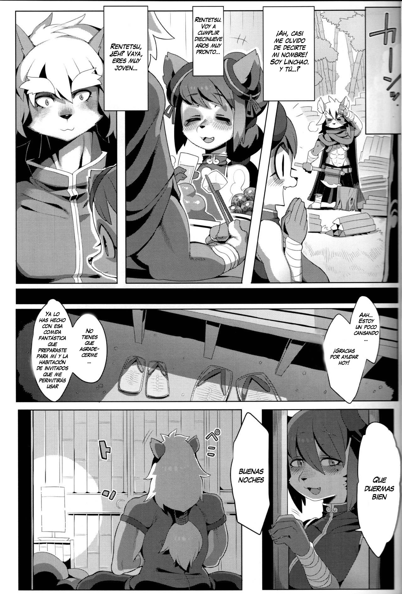 Panda-sanchi Shukuhakutan page 6 full