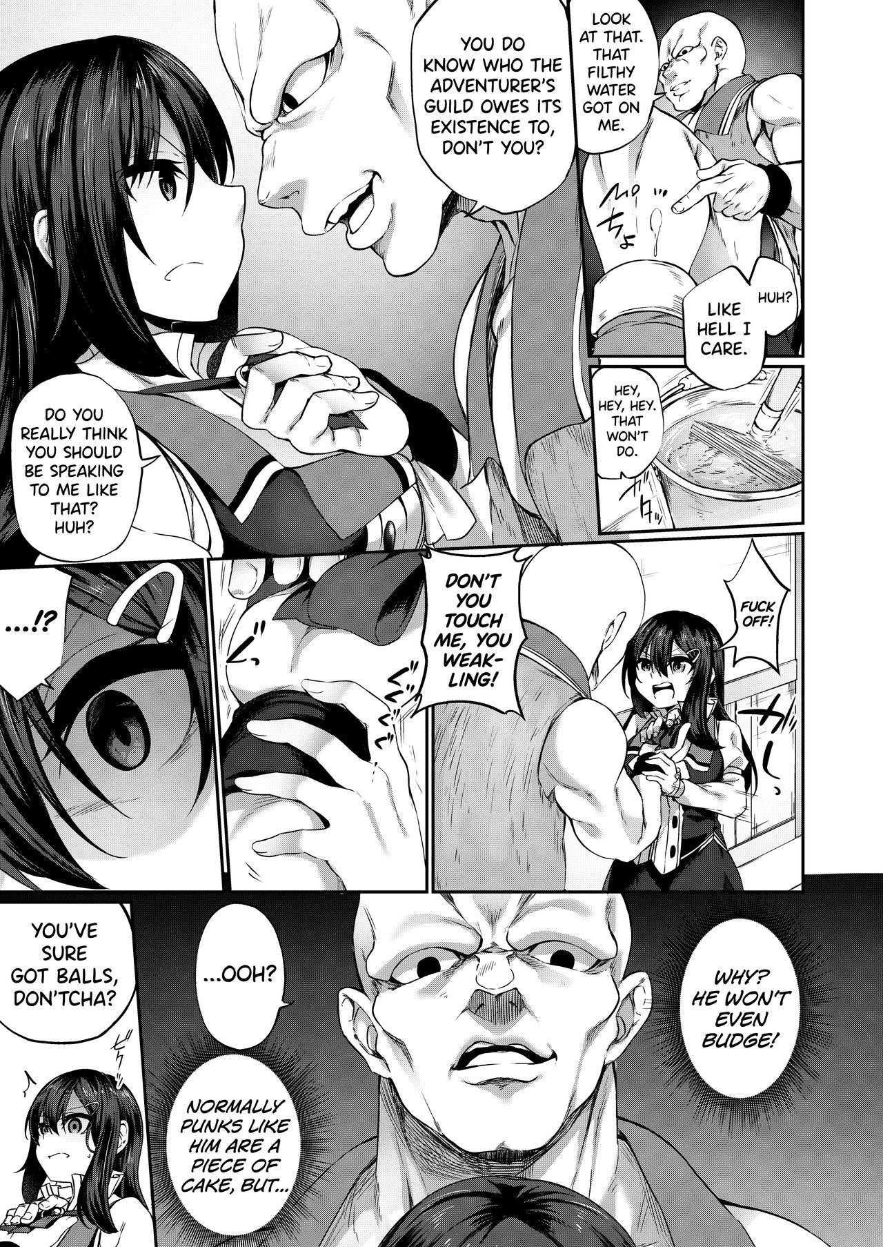 Ranbou Yuusha ga Bouken-sha Gild no Uketsuke jou ni Natte Shiawase ni Naru Hanashi | How a Violent Hero Becomes a Reception Girl in the Adventurers Guild and Finds Happiness page 11 full