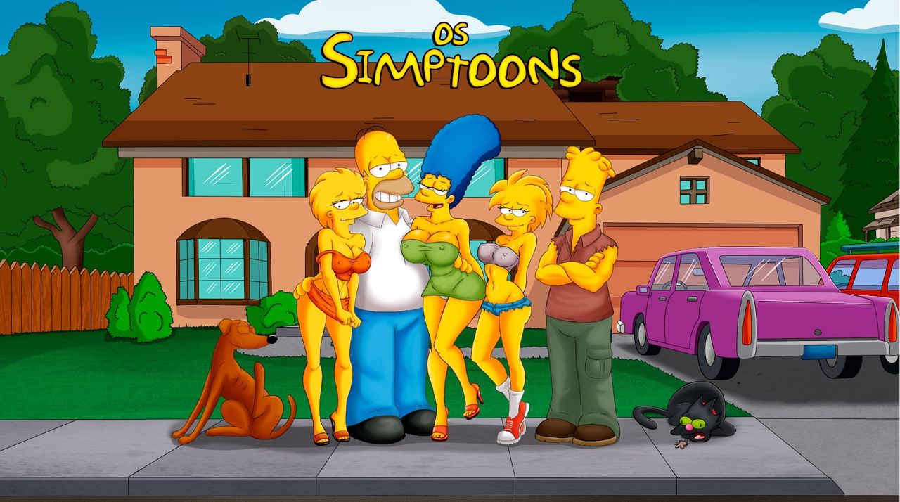 Os Simptoons 003 - Jogando Damas - The Checkers Game page 2 full