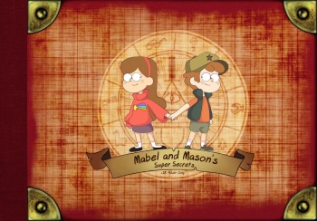[DruwP] Mabel and Mason's Super Secrets (Gravity Falls) cover
