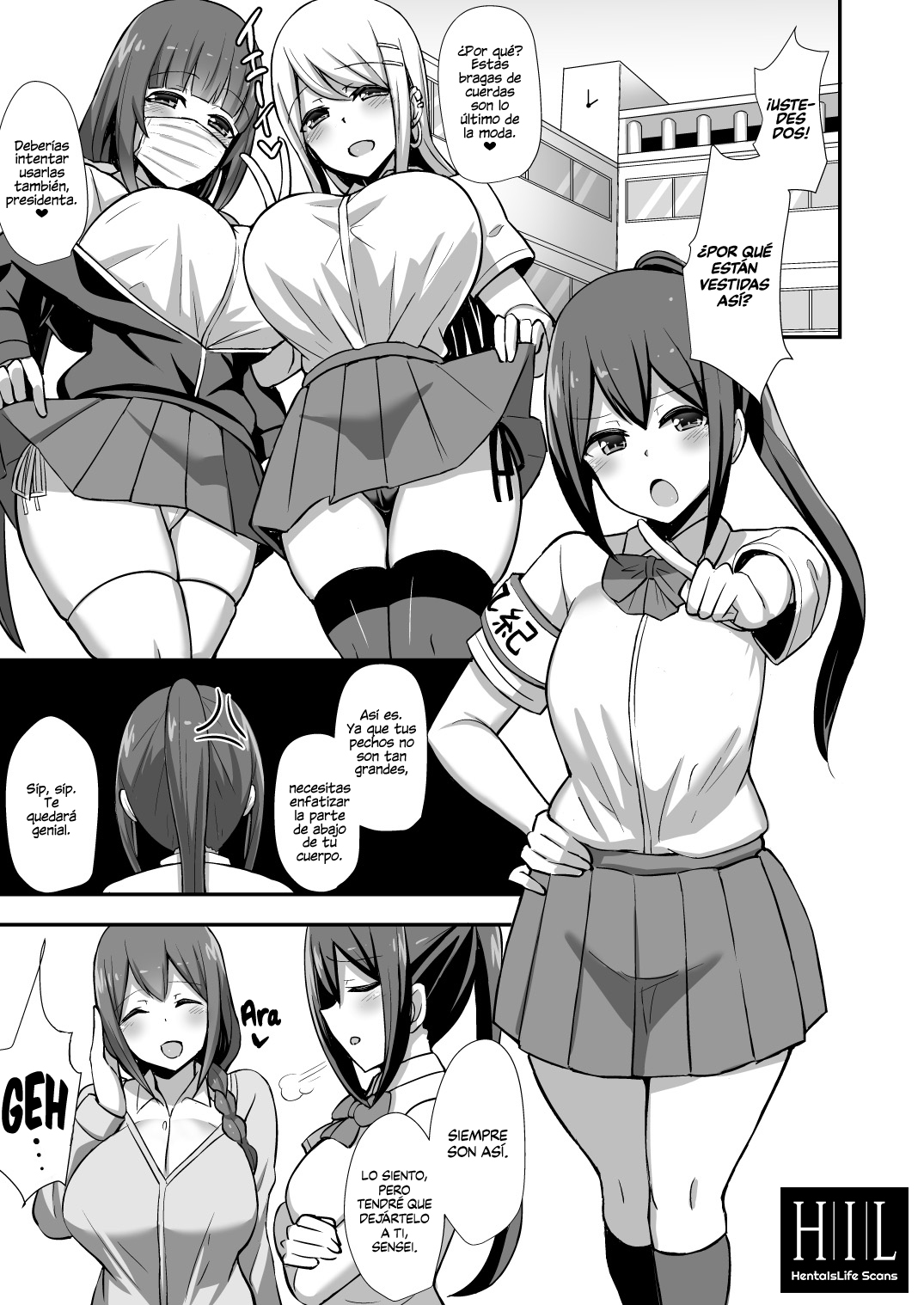 Fuuki no Haiboku -Dosukebe JK Gal Combi no Otouto Netori- | Caída de la moralidad -Hermano pequeño es robado por un dúo de obscenas estudiantes gyarus- page 2 full