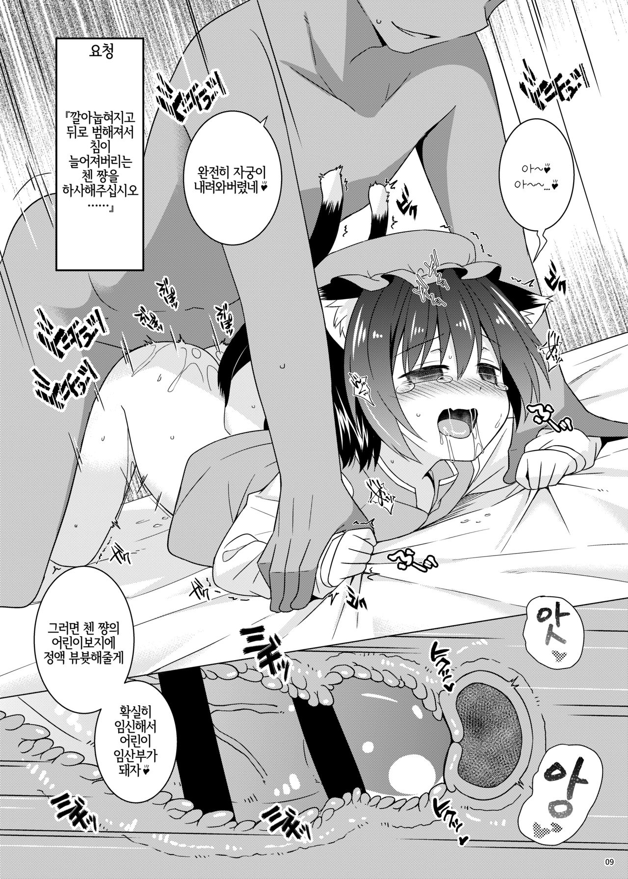 Ecchi na ODAIBAKO -Touhou Hen- | 엣찌한 ODAIBAKO -동방편- page 8 full
