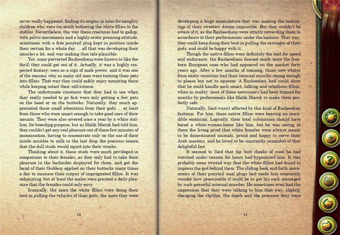 Reining in the White Fillie - Worlds of Dominations vol. III page 10 full