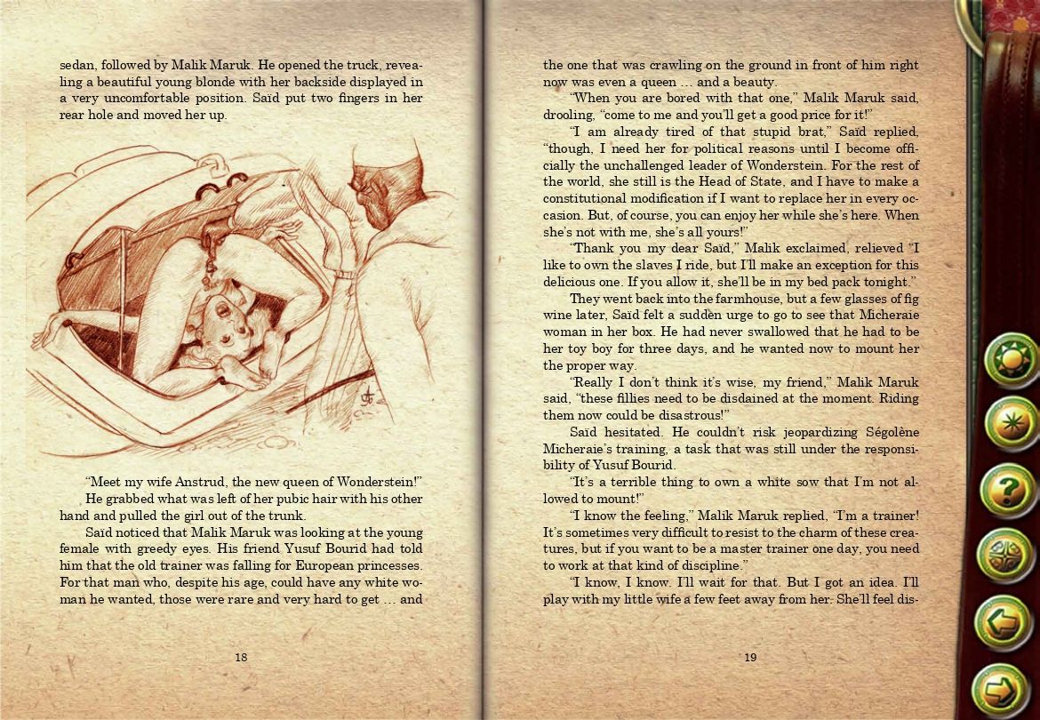 Reining in the White Fillie - Worlds of Dominations vol. III page 12 full