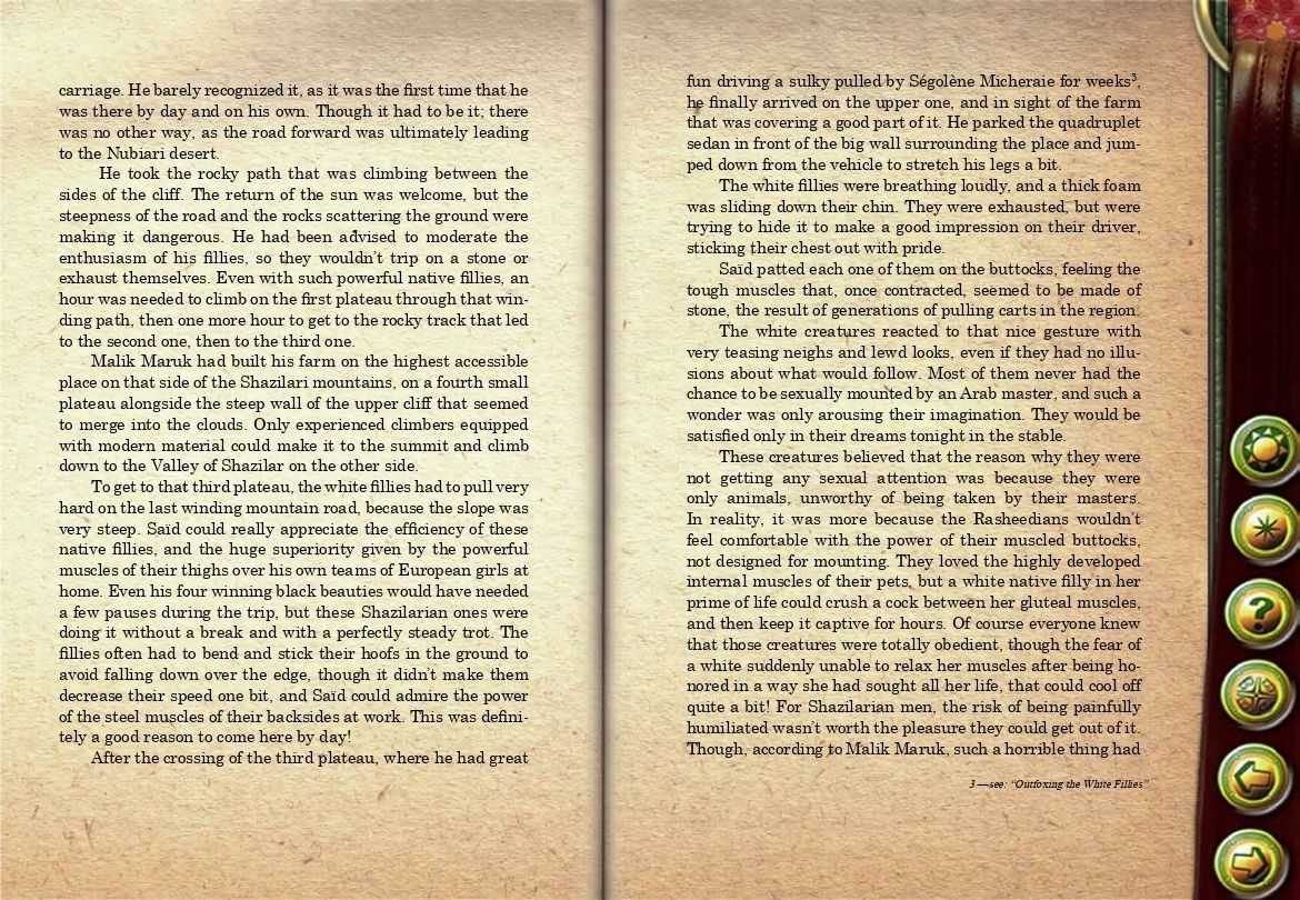Reining in the White Fillie - Worlds of Dominations vol. III page 9 full