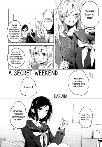[Karuha] Naisho no Shuumatsu | A Secret Weekend (Kimashi!) [English] [Noca Scans] [Digital] cover