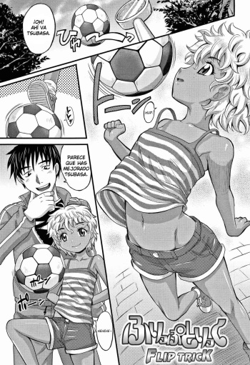[Takaoka Motofumi] Flip Trick (Kyasha na ko no Iregokochi wa...Atsu!) [Spanish] [Decensored] cover