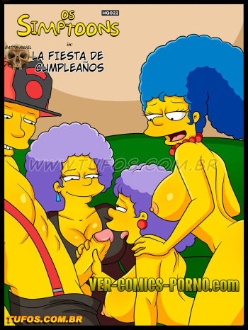 La Fiesta de Cumpleaños (español) Los Simpsons XXX [Ver-Comics-Porno.com] cover