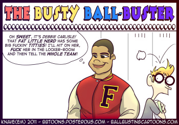 Ball Buster Porn - The Busty Ballbuster - Comic Porn XXX