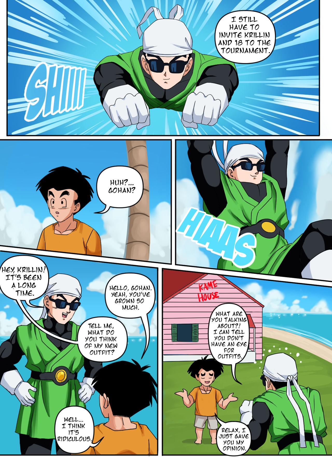 Android 18 & Gohan page 4 full
