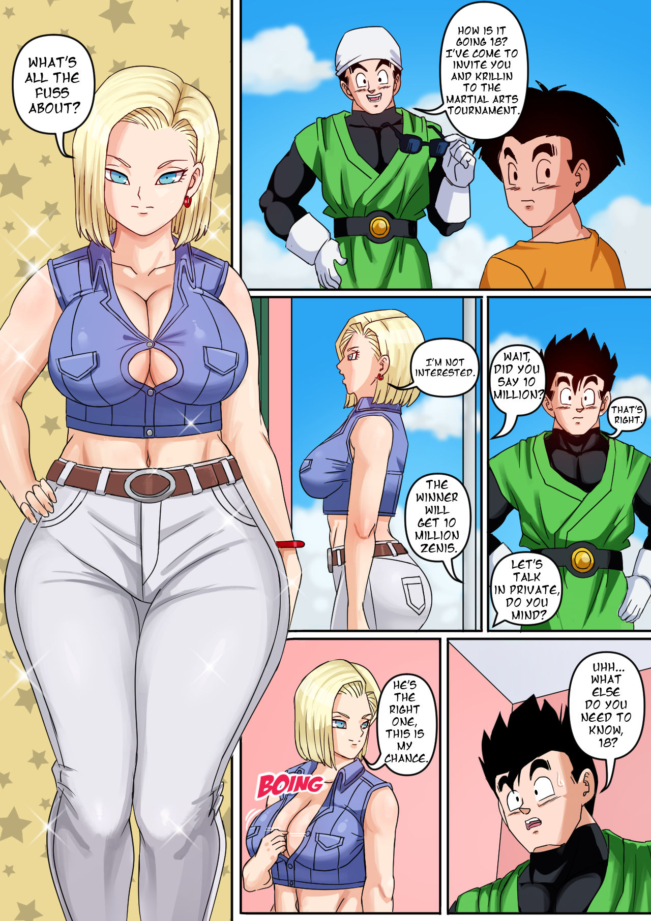 Android 18 & Gohan page 5 full