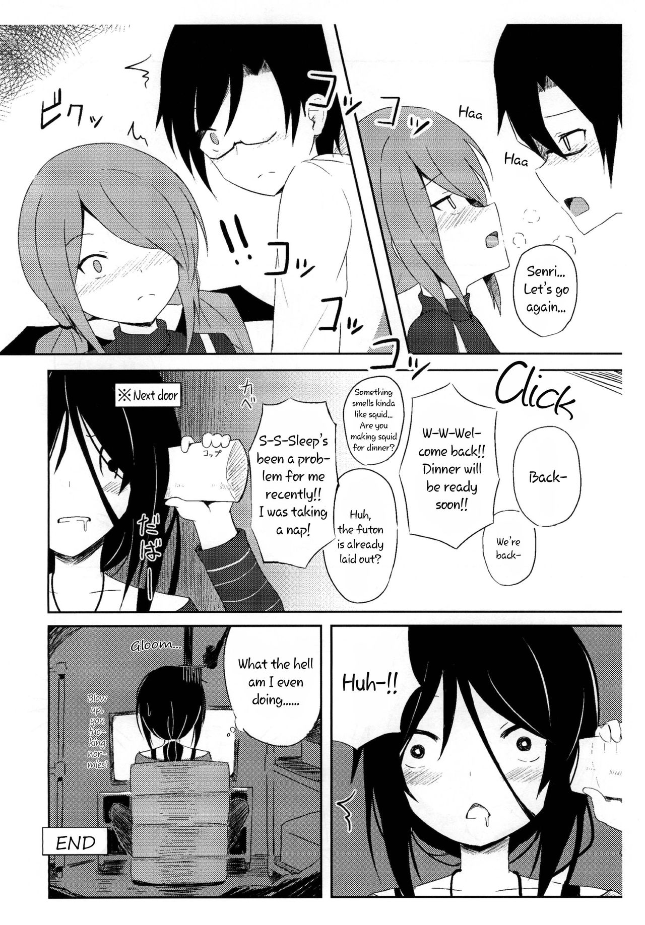 Senri to Kabe no Usui Boro Apaato de Meiku Chairudo  Suru Hon page 12 full