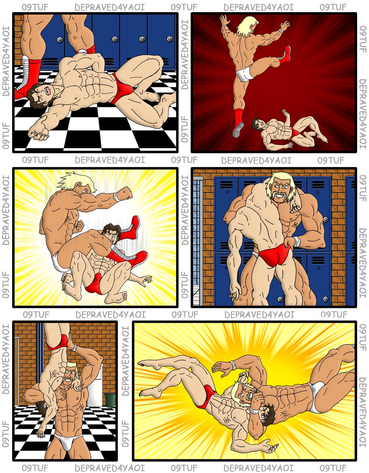 Scott and the Wrestling Promoter. page 7 full