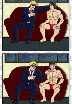 Scott and the Wrestling Promoter.