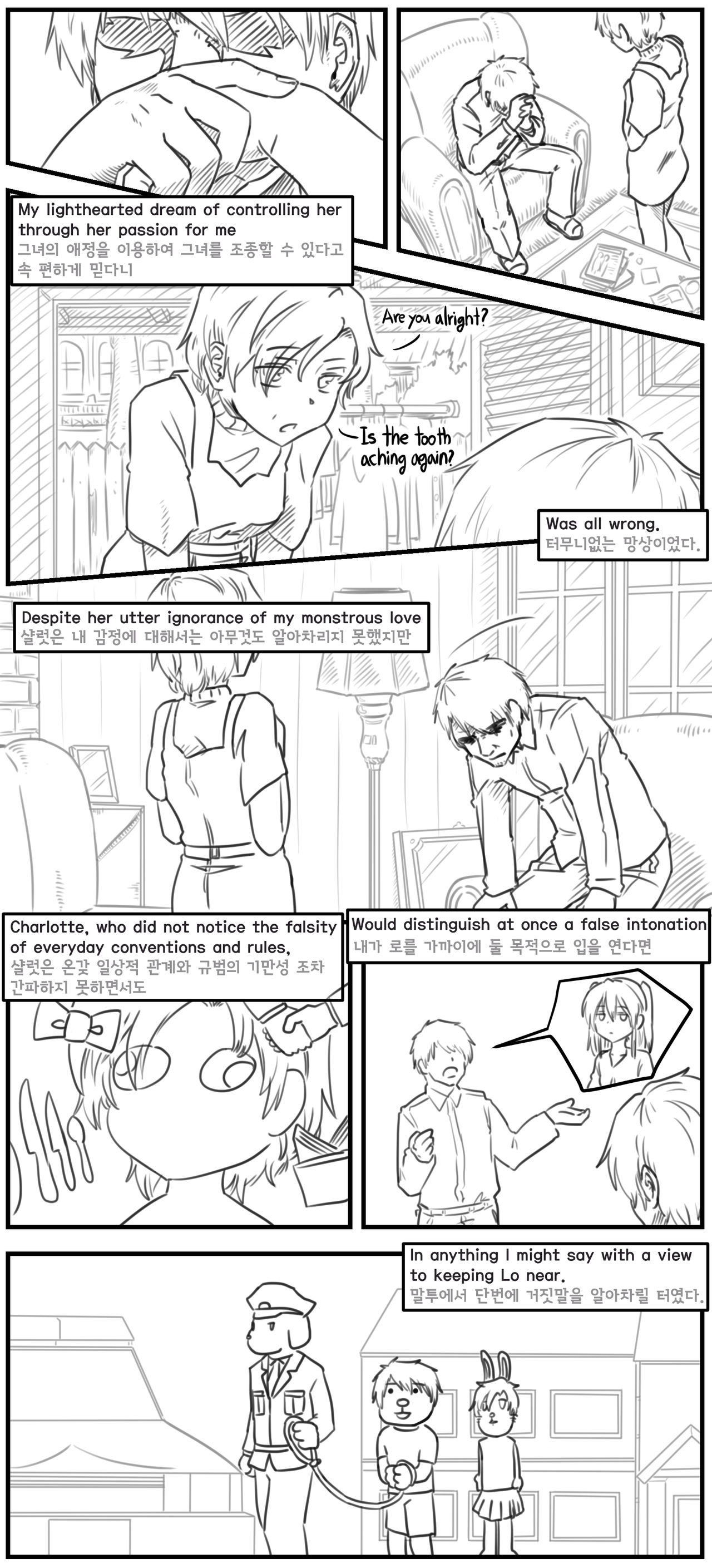 Lolita Comicalized #07 | 만화로 쉽게 읽는 롤리타 #07 page 2 full