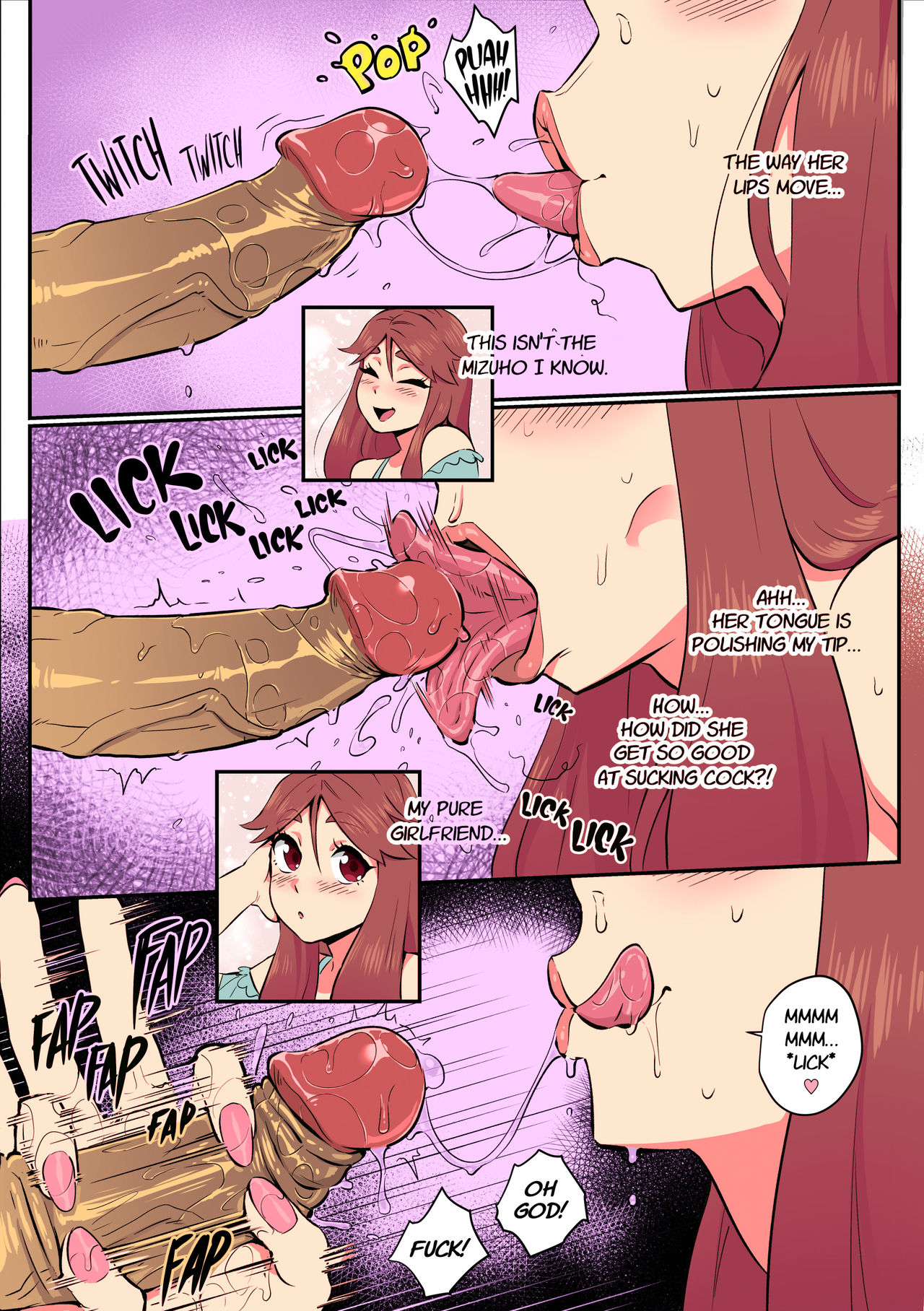My Shy Girlfriend is a Blowjob Expert page 4 full