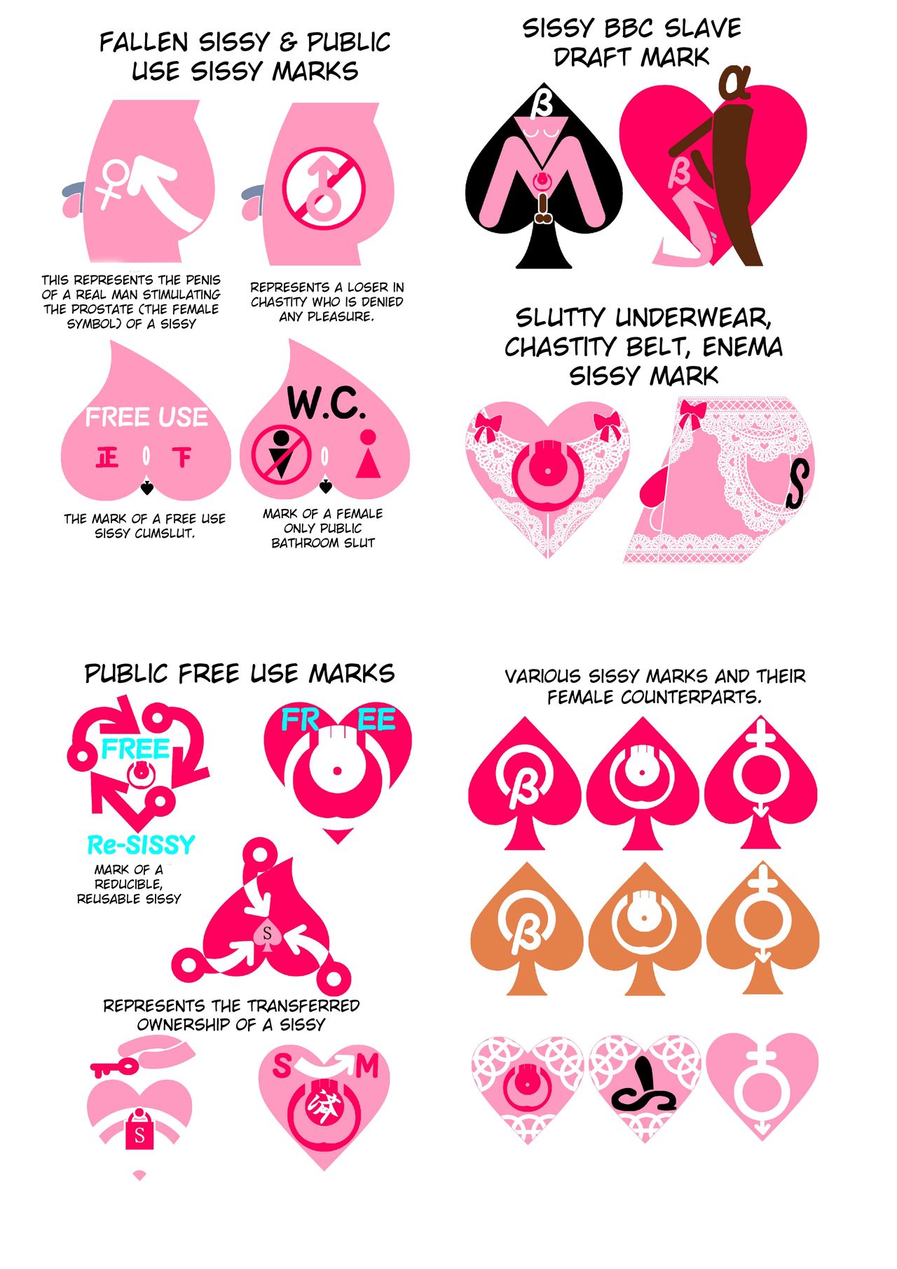 A book that Proposes designs for sissy tattoos page 11 full