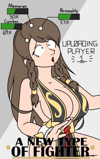 [Dez-A-Sketch] A New Type of Fighter (Street Fighter) cover