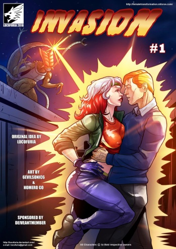 [Locofuria, 6evilsonic6] Invasion #1-2 (X-Men) cover