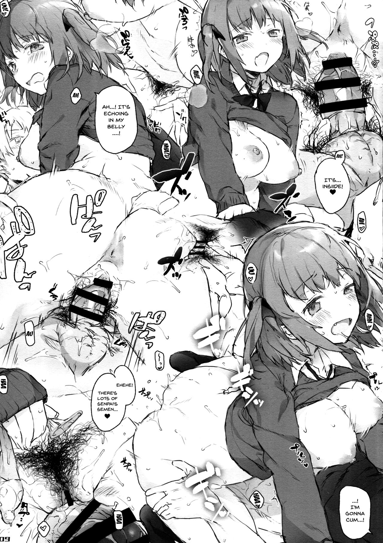 H na Joshikousei Tsume 4 | Naughty Schoolgirl Stuffing 4 page 10 full