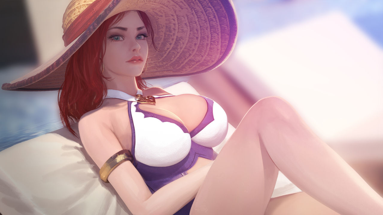 Pool Party Volume 1 - Miss Fortune Textless page 7 full