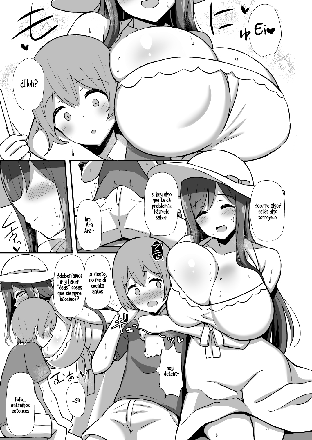 Shiro OnePi Onee-san to Babubabu Inaka Ecchi | Sexo con onee-san en su vestido de verano page 4 full